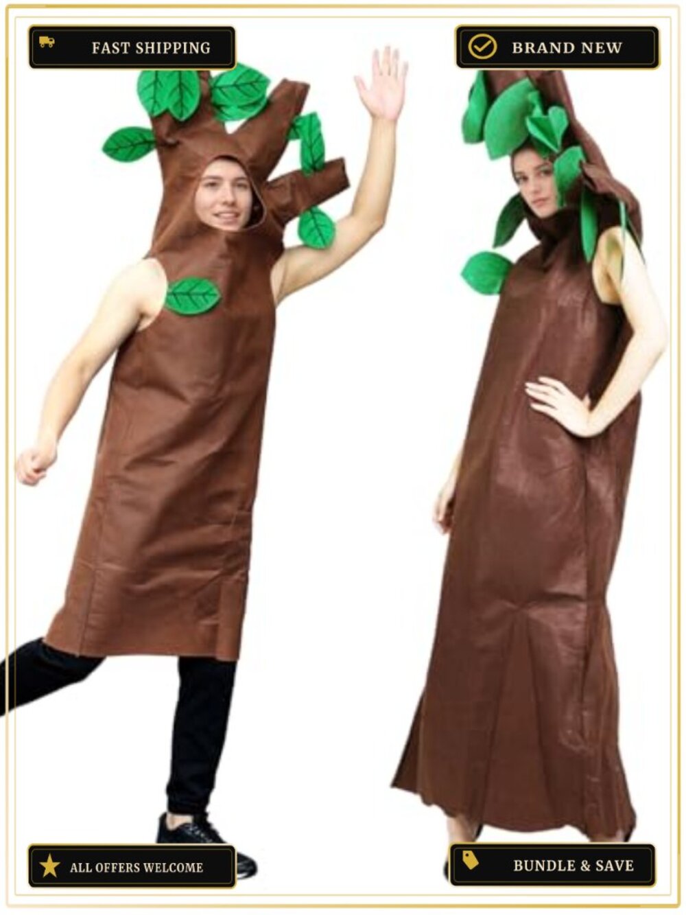 Adults Tree Costume for Men Women Stage Performance Festival Halloween